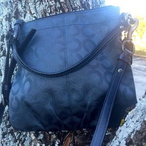 Coach Brooke Op Art Crossbody Messenger Bag.